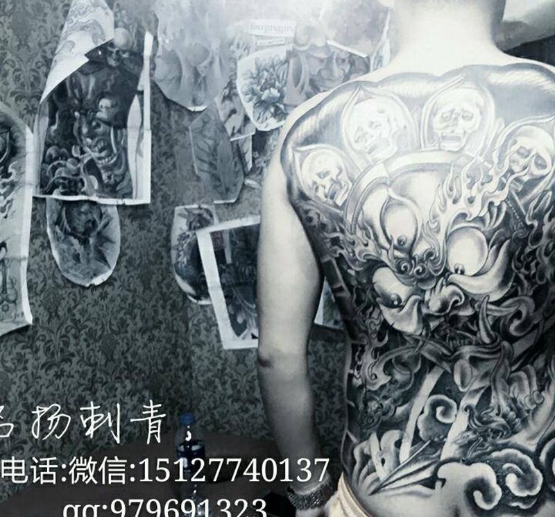 大黑天纹身图片