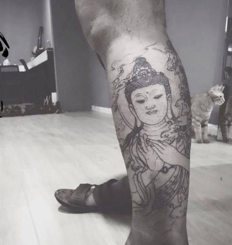 初步线条纹身图片