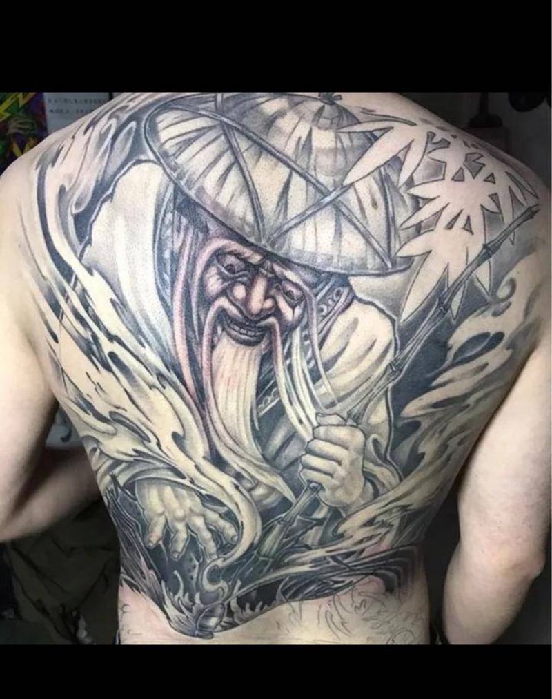 未完成纹身图片