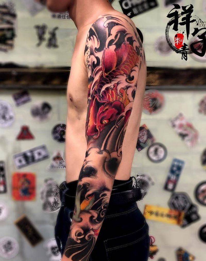 鱼鱼鱼纹身图片