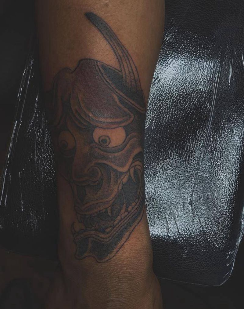 般若纹身图片_手臂手部新传统老传统日式纹身图案