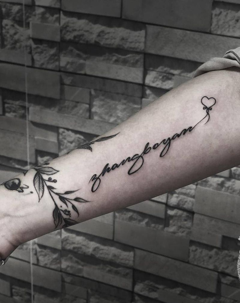 初次见面请多关照纹身图片_手部纹身图案