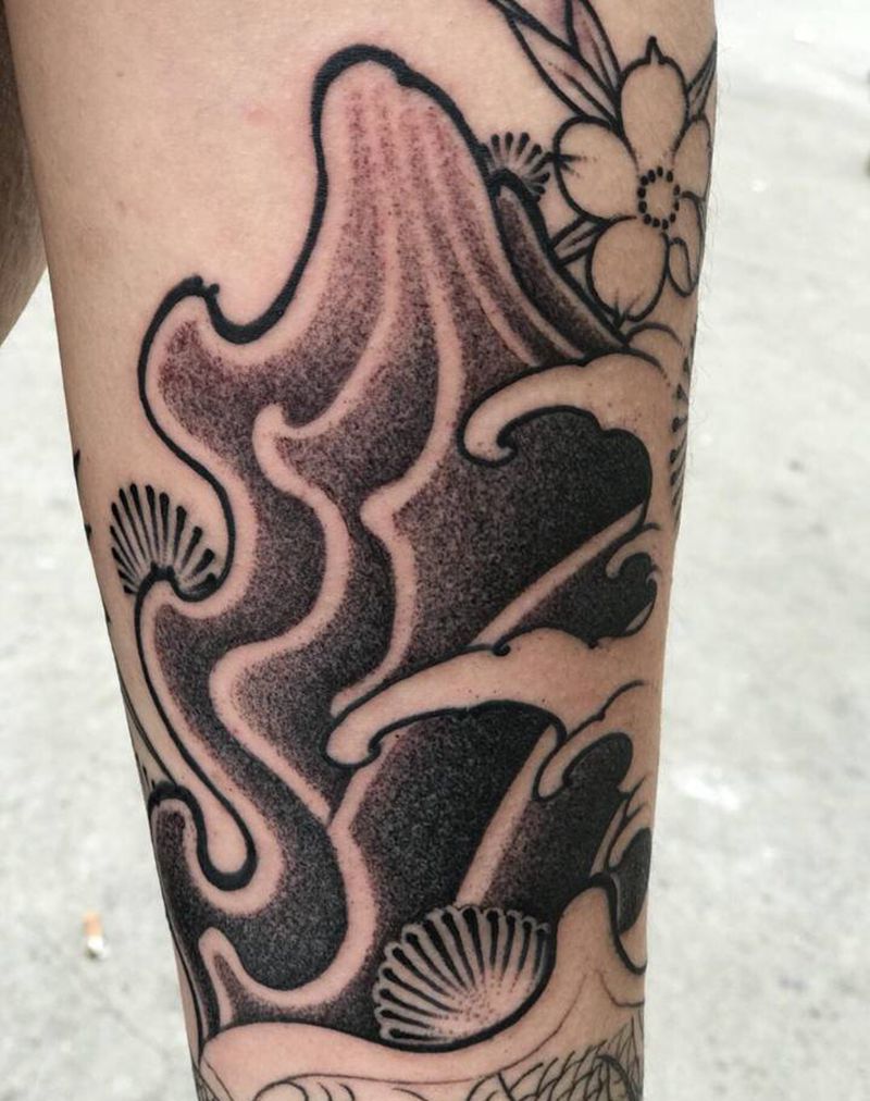 圆针传统纹身图片_手臂纹身图案