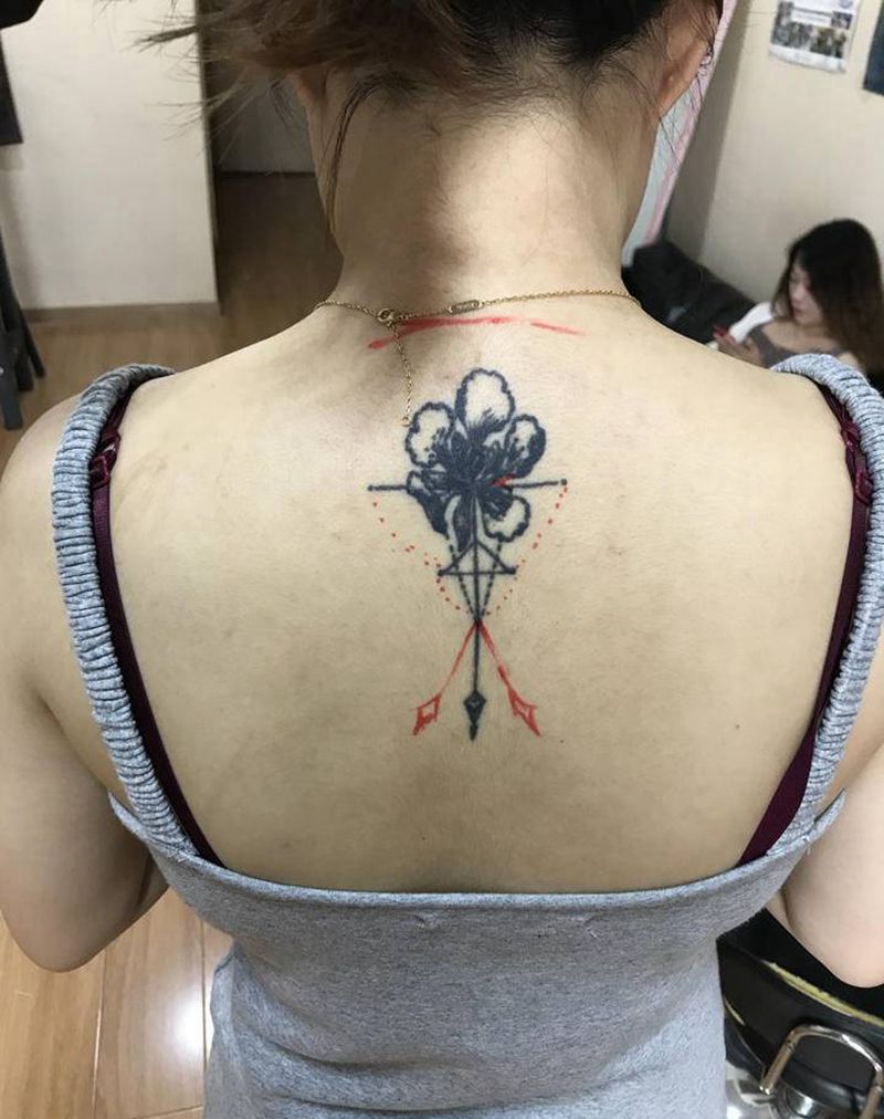 暴力遮盖纹身图片_颈部纹身图案