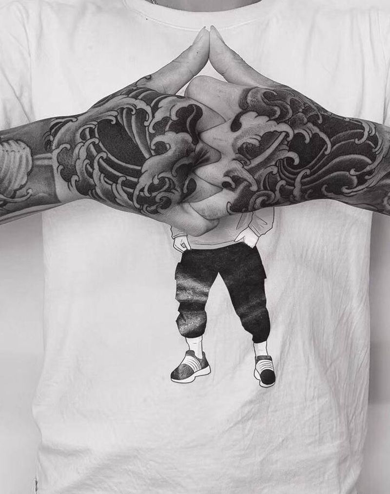 水浪打浪浪起来