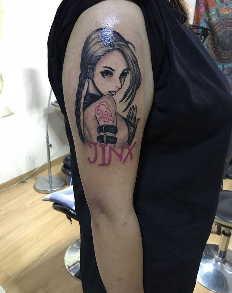 金克斯纹身图片_手臂纹身图案