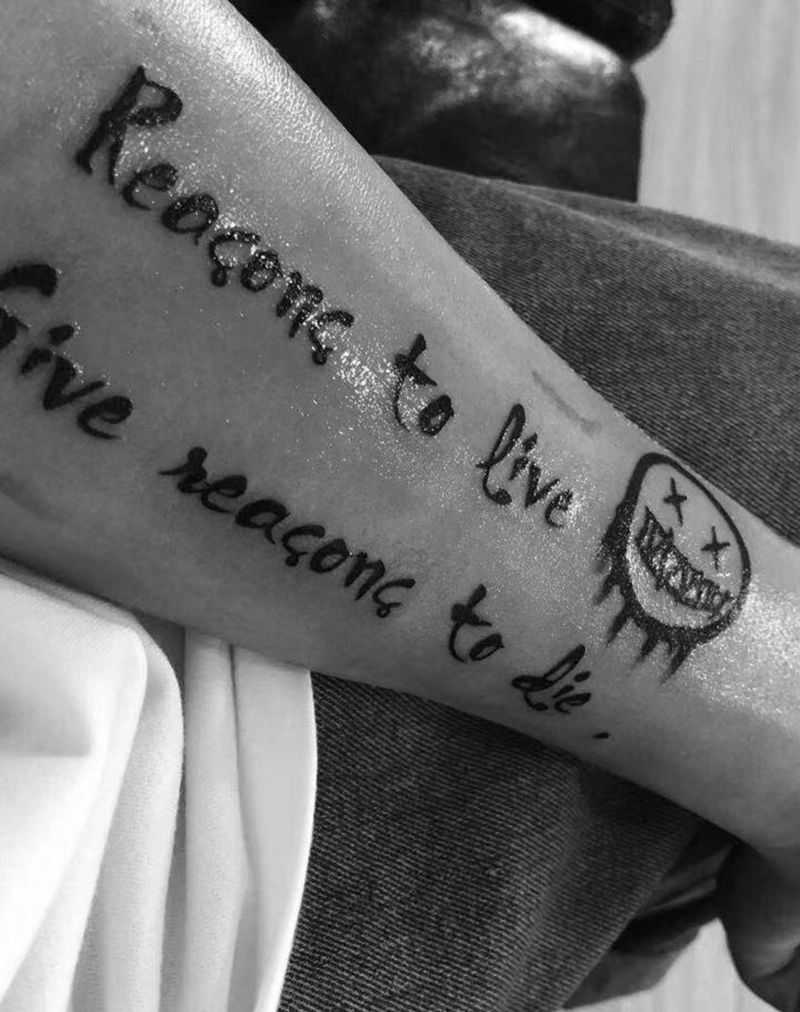 涂鸦字体纹身图片_花体字纹身图案