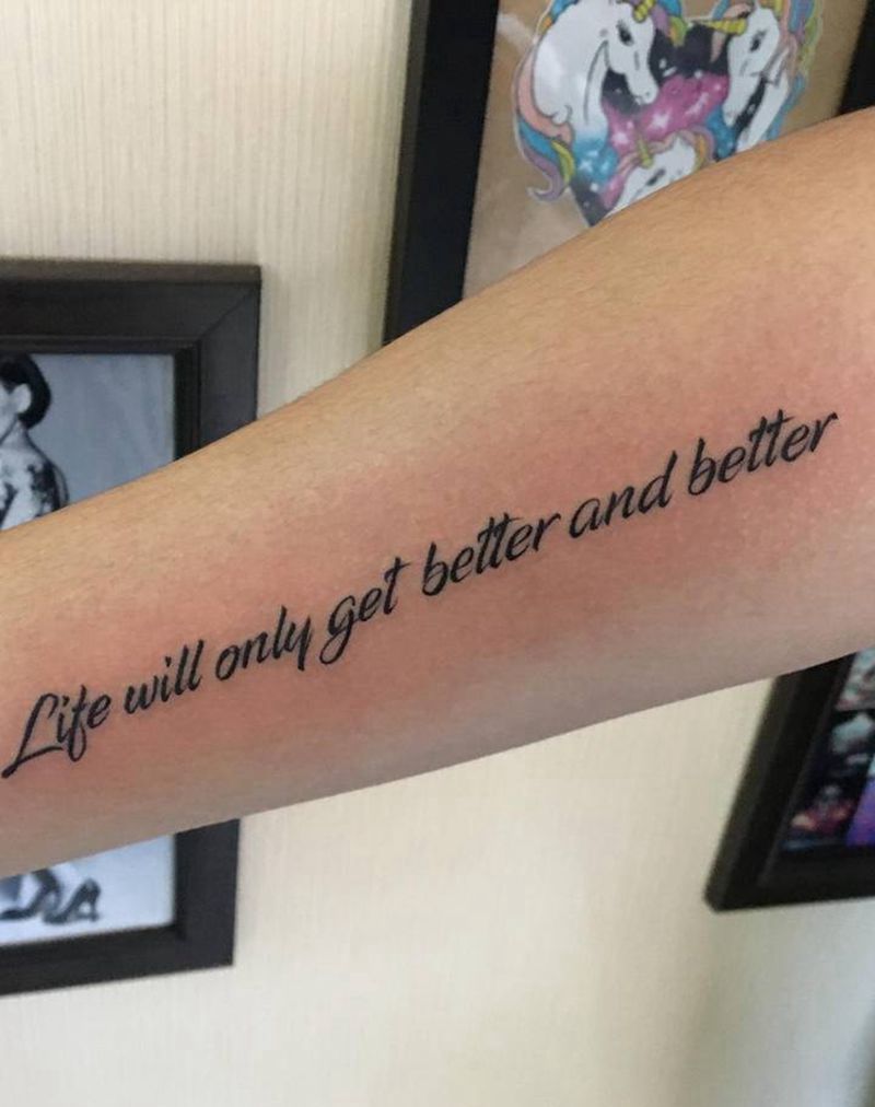 英文纹身图片_手臂图腾纹身图案