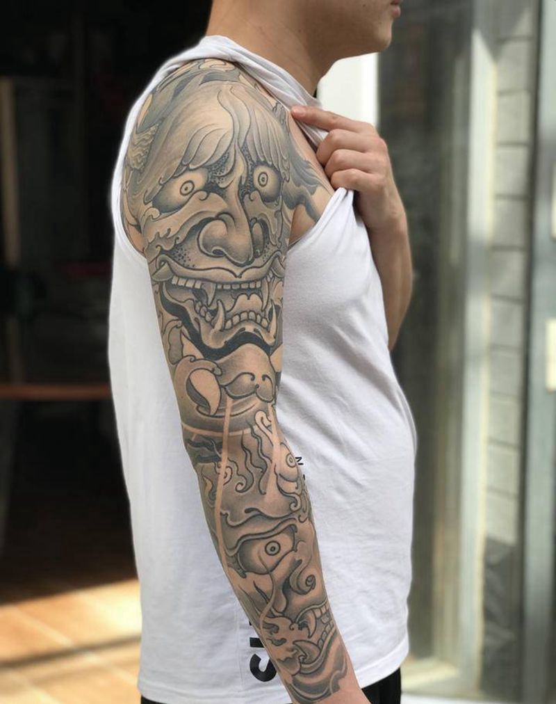 花臂纹身图片_手臂纹身图案