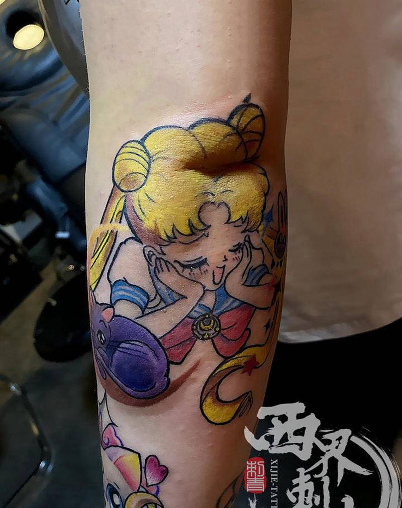 卡通纹身纹身图片_手臂手部New School新传统纹身图案