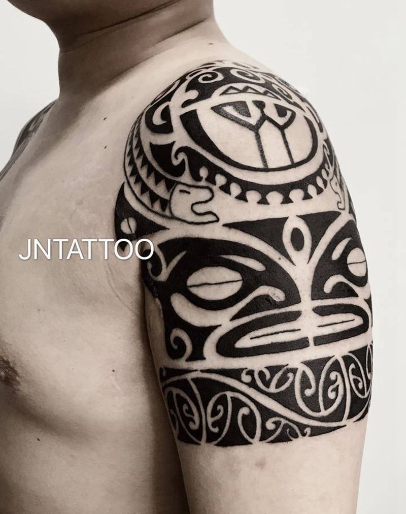 玛雅图腾纹身图片_手臂图腾纹身图案