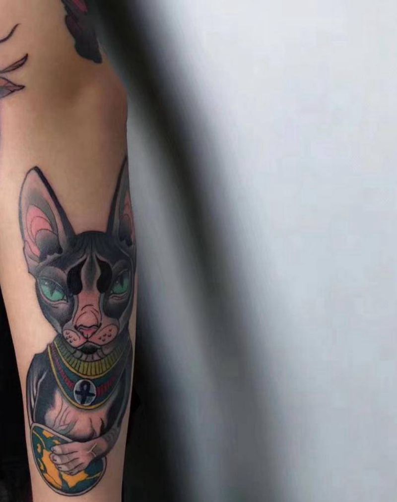 花臂纹身图片_New SchoolOld School纹身图案