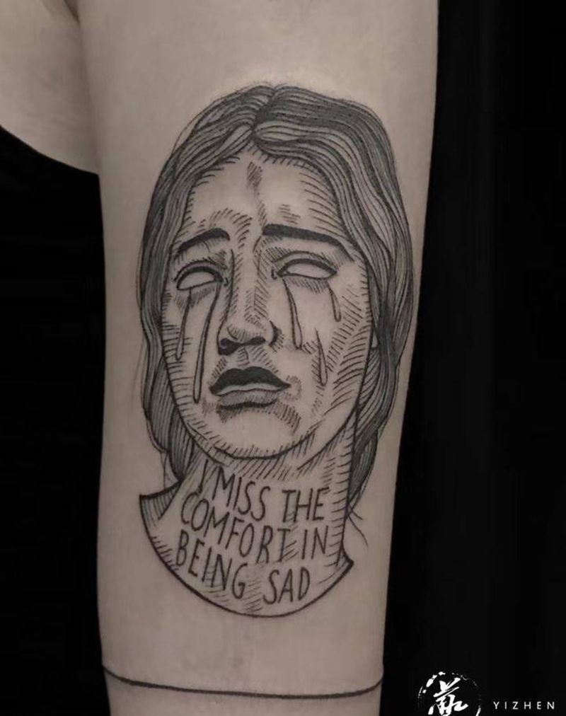 暗黑纹身图片_手臂Old School纹身图案