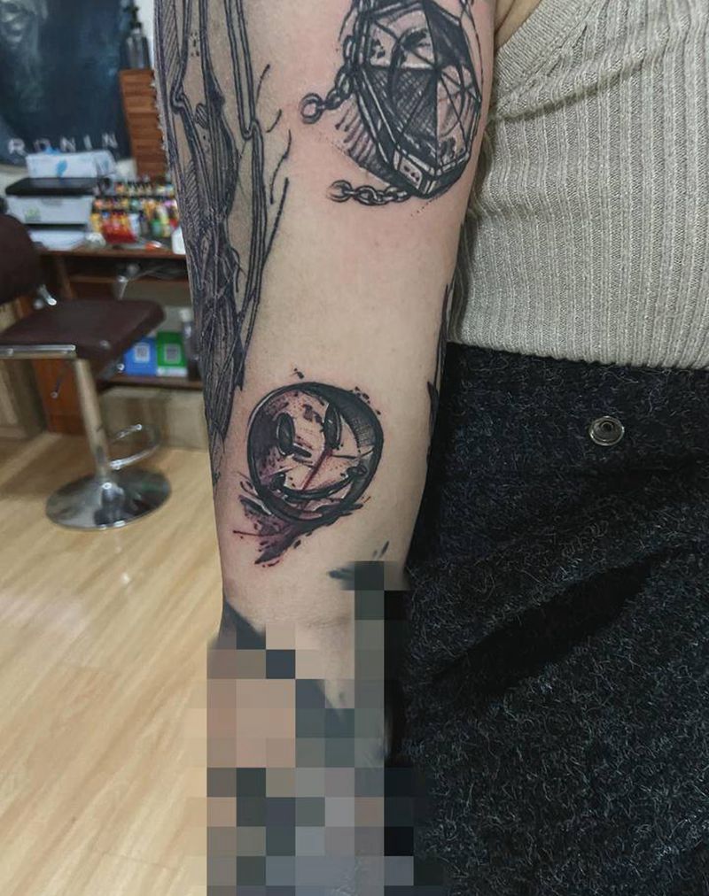 暗黑小图纹身图片_手臂纹身图案