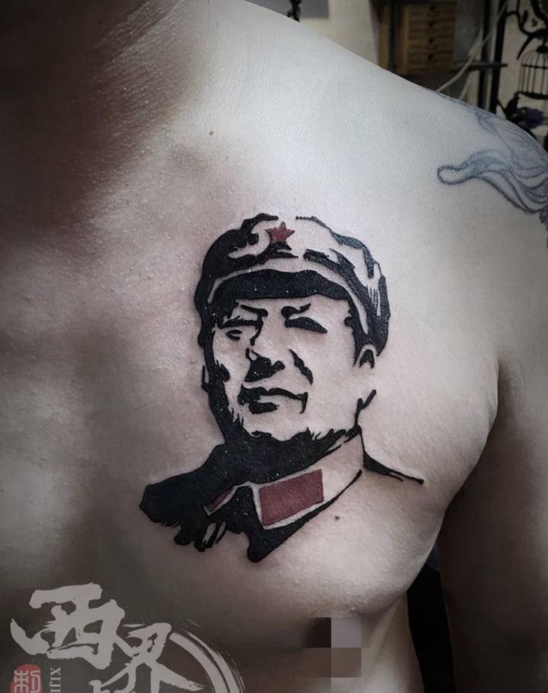 图腾 头像纹身图片_手臂胸部图腾纹身图案