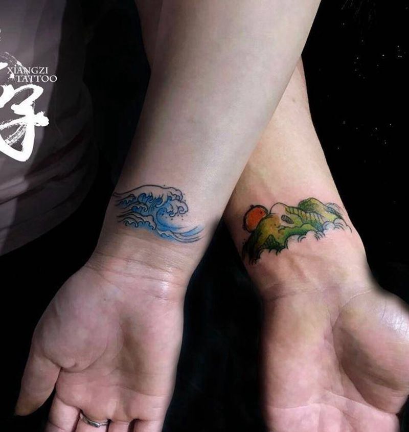情侣小图纹身图片