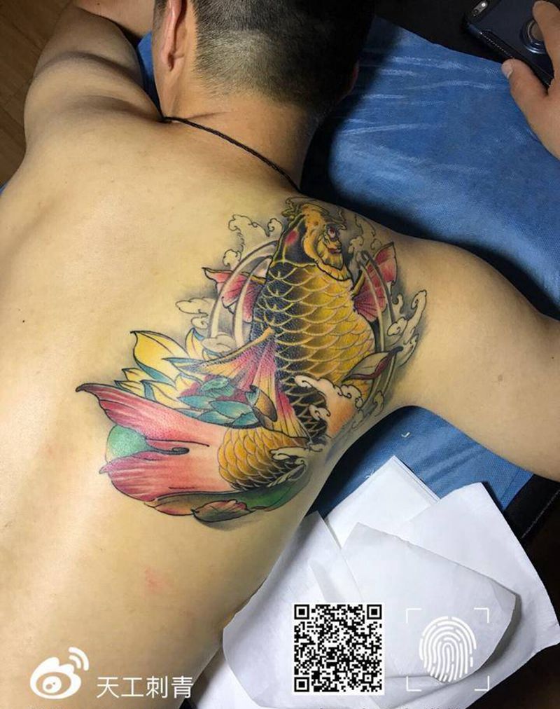 锦鲤纹身图片