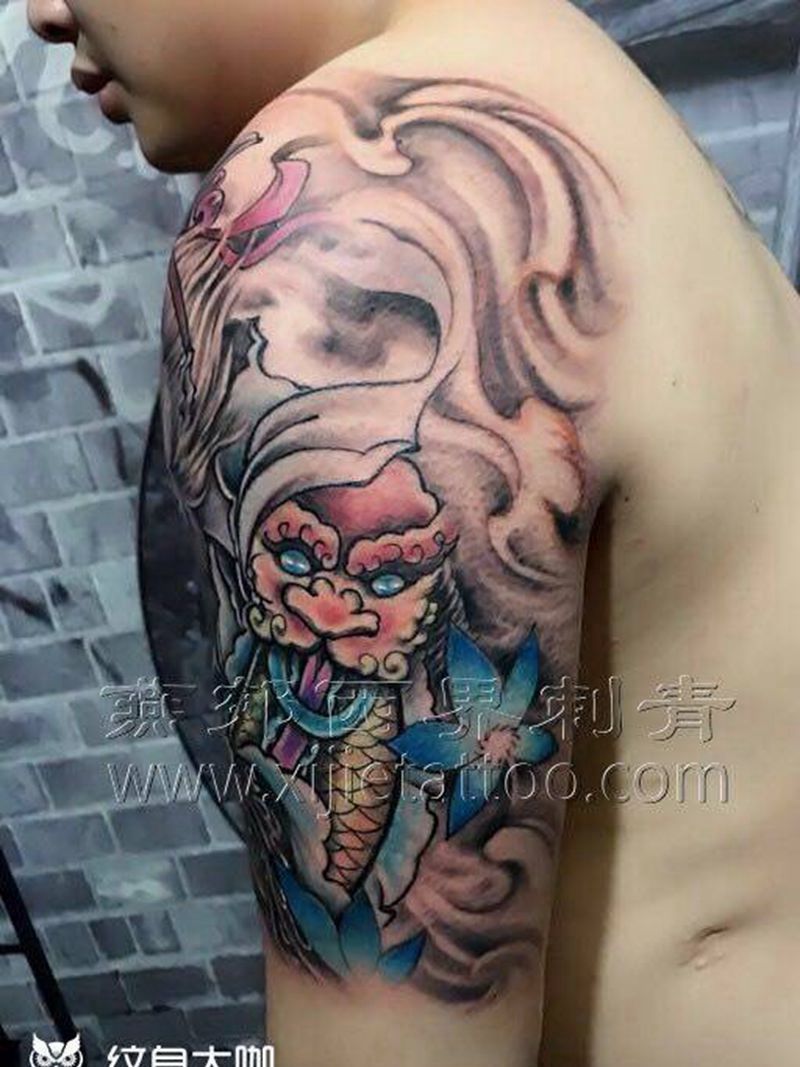 斗战胜佛纹身图片