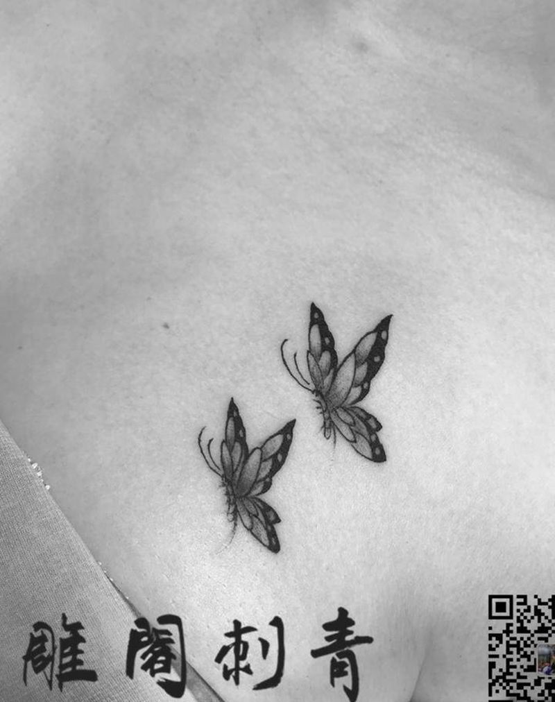 蝴蝶纹身图片
