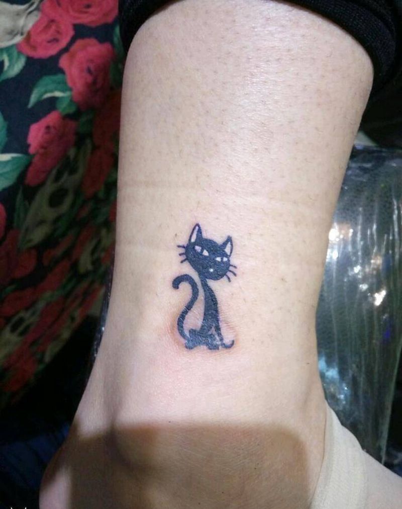 猫纹身图片