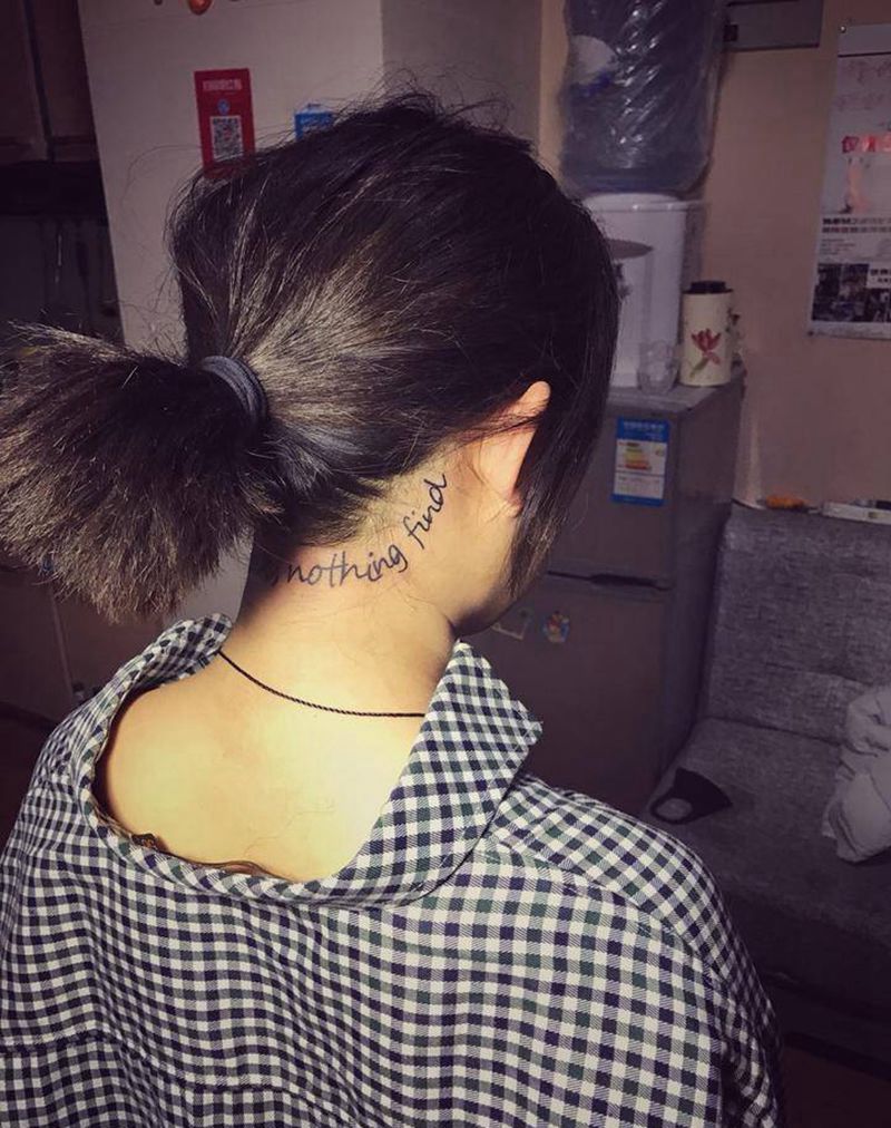 英文字体纹身图片