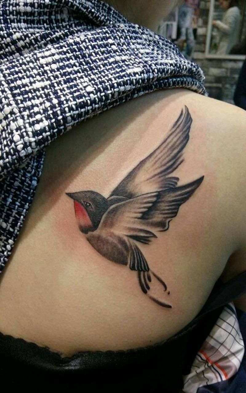 鸟纹身纹身图片