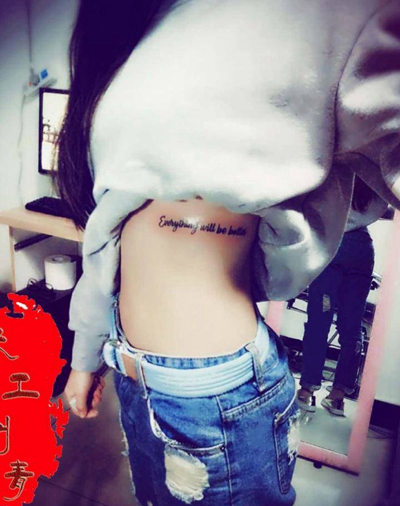 英文字体纹身图片