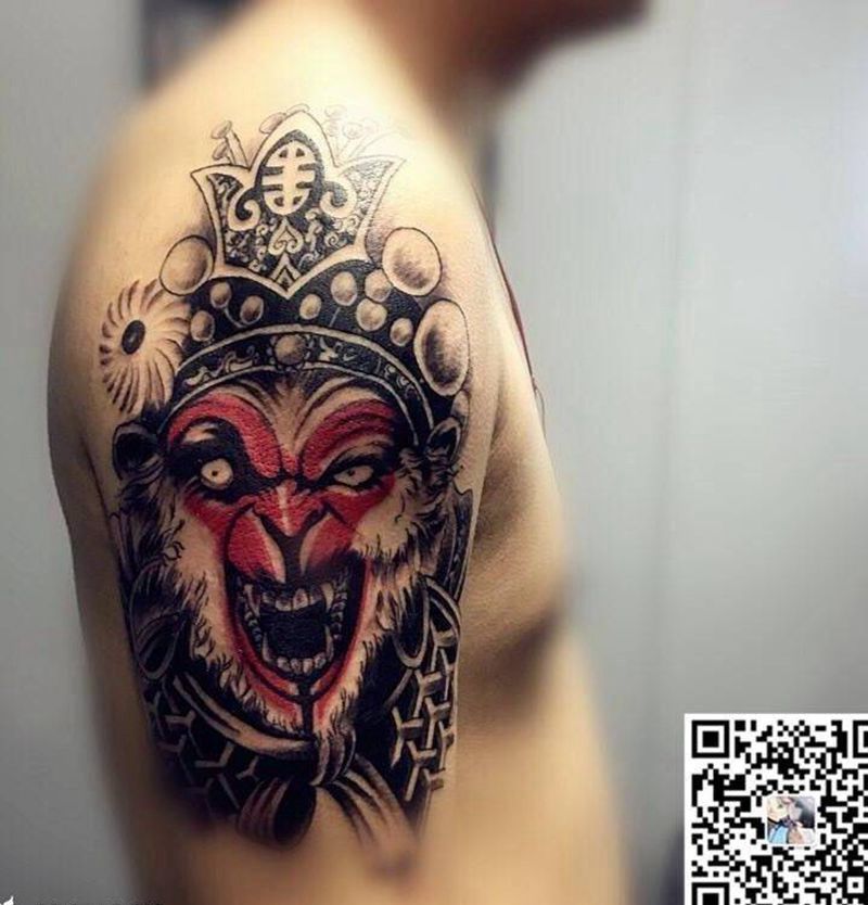 孙悟空纹身图片