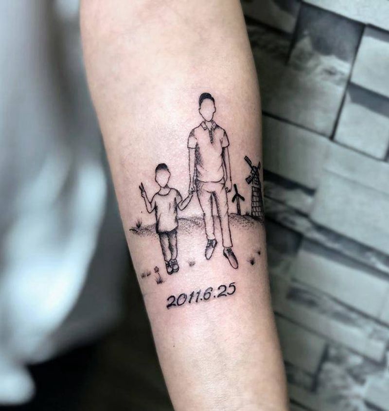 你若安好便是晴天纹身图片