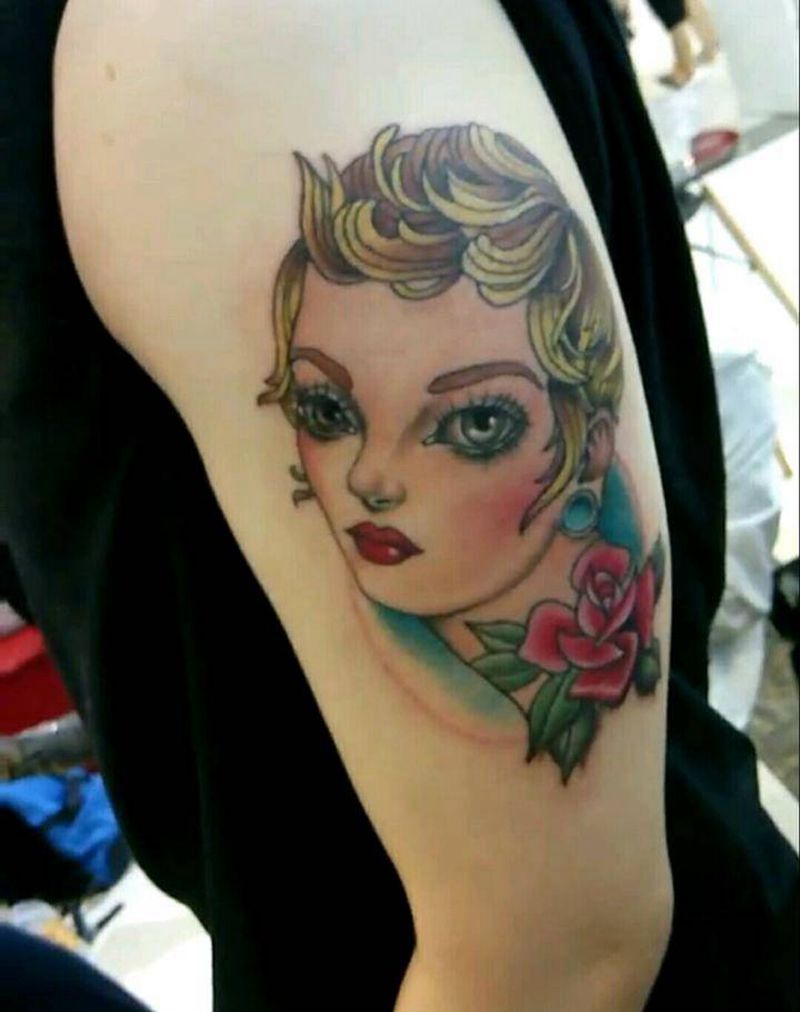 新传统彩色美女纹身图片_欧美传统廊坊纹身廊坊魅力廊坊万达万达纹身成品纹身图案