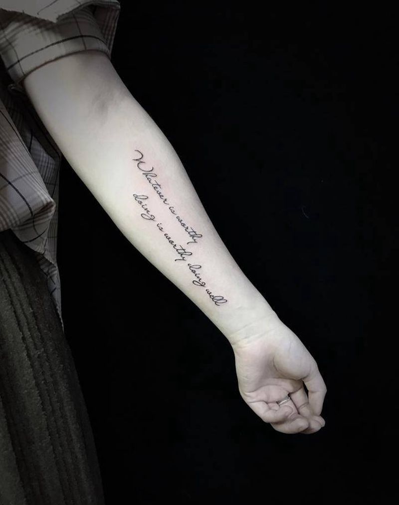 英文字体纹身图片