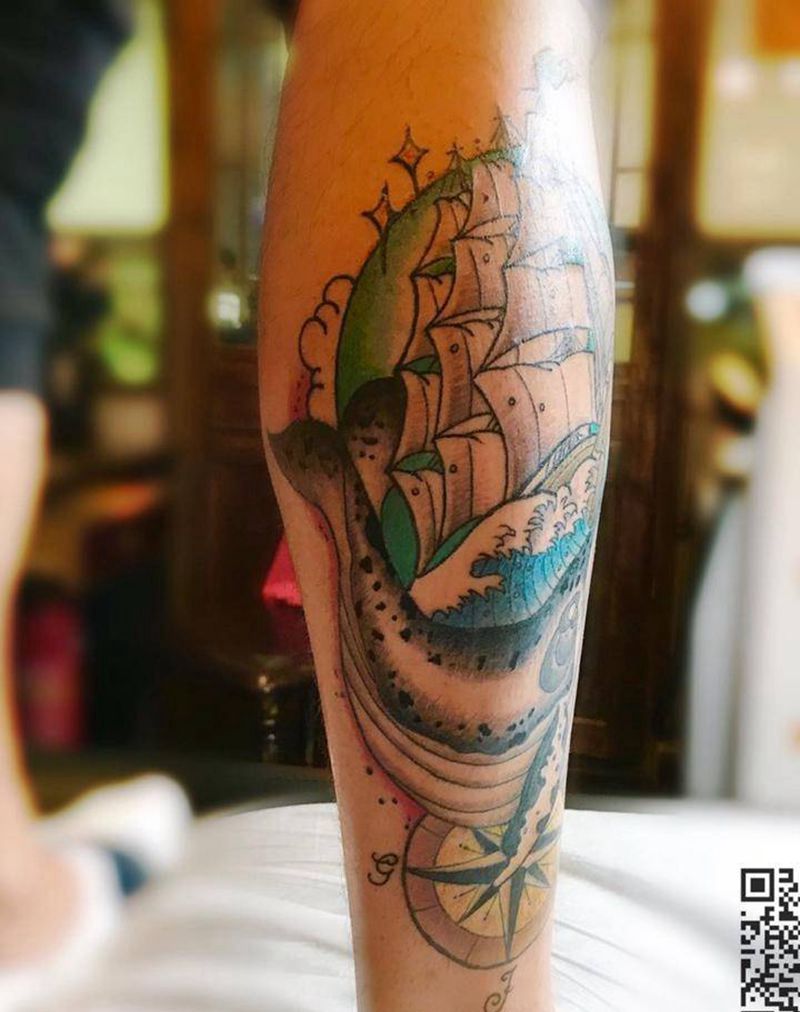 大鲸鱼纹身图片