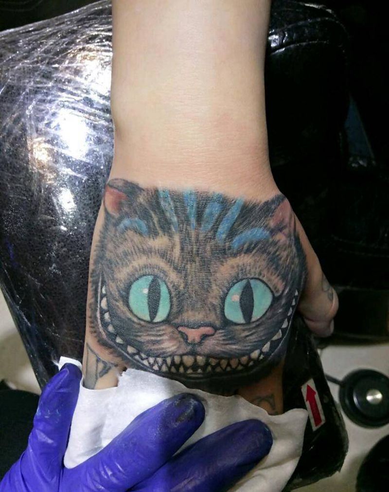 柴郡猫纹身图片