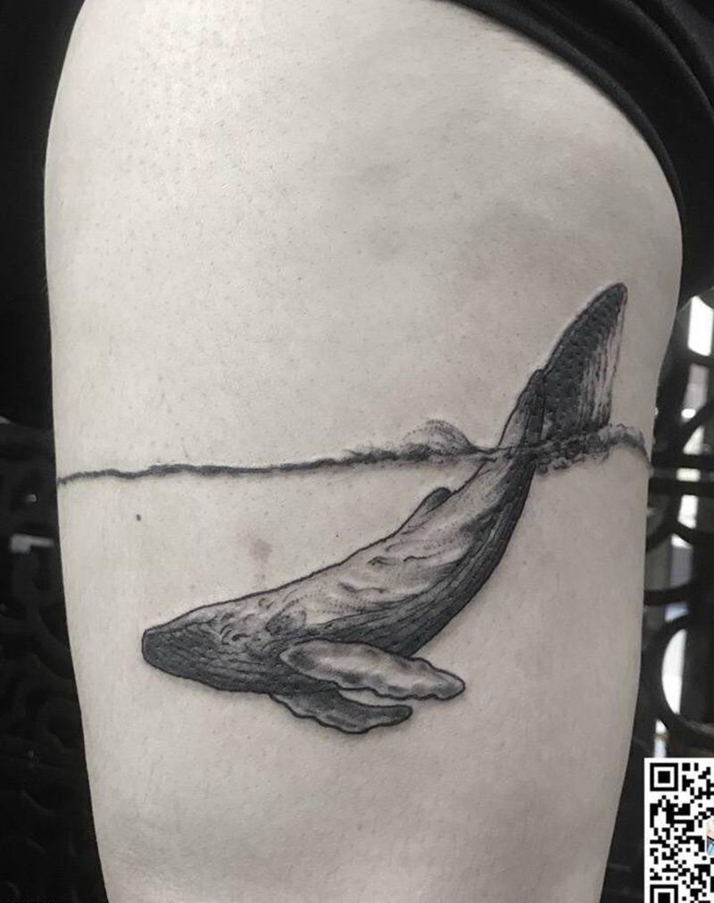 鲸鱼纹身图片