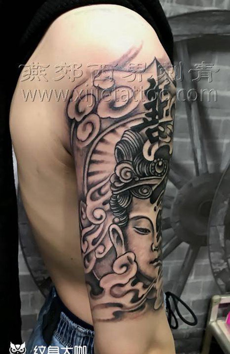 佛魔纹身纹身图片