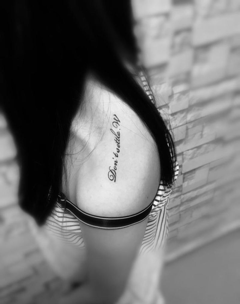 小英文纹身图片