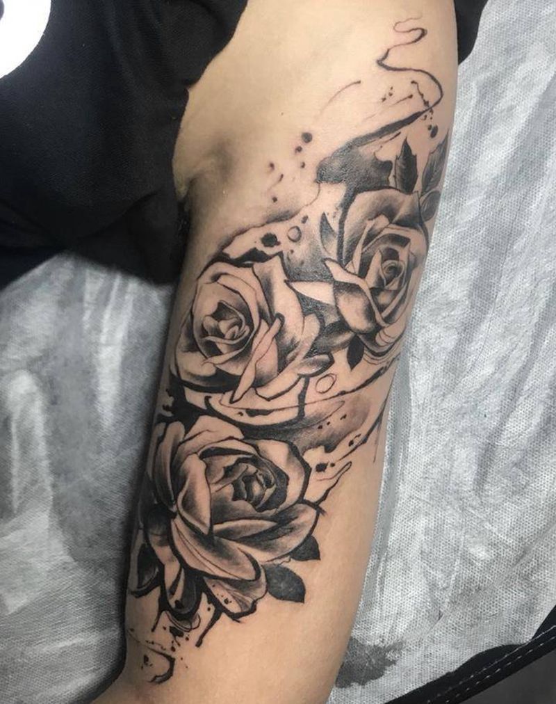 未完成纹身图片