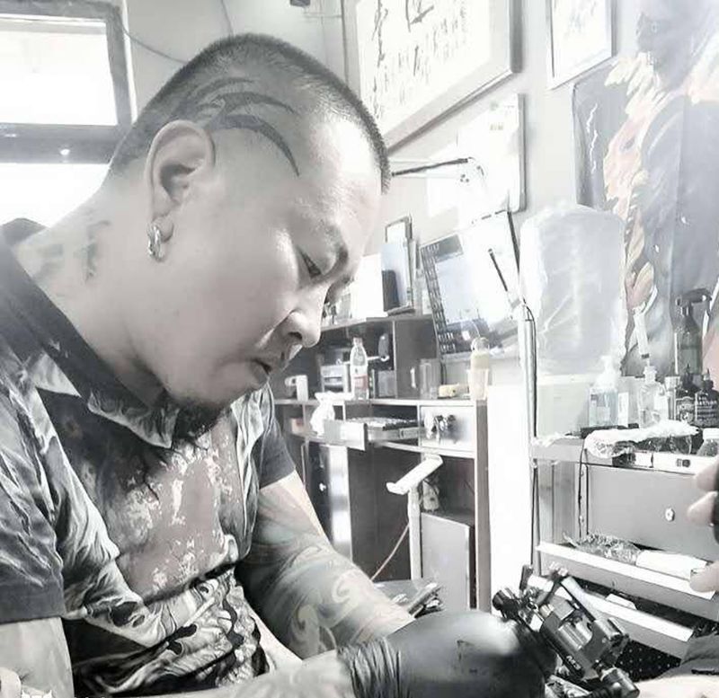 花臂 般若-龙纹身图片