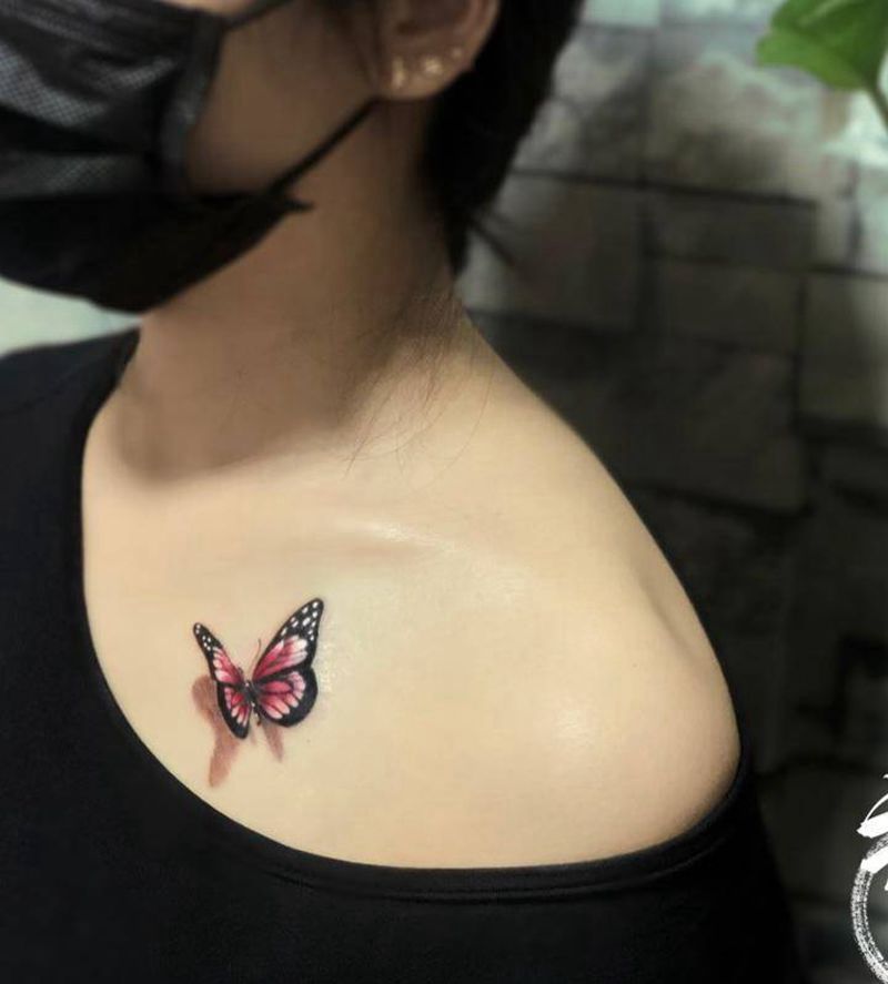 蝴蝶纹身图片