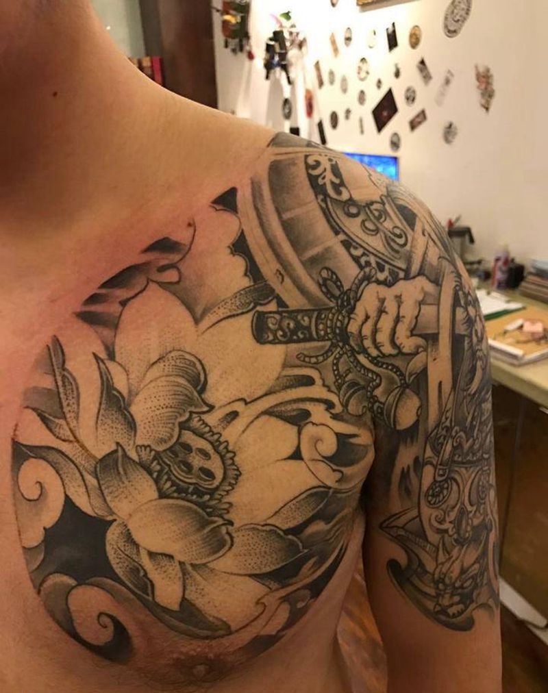 斗战圣佛-半胛纹身图片