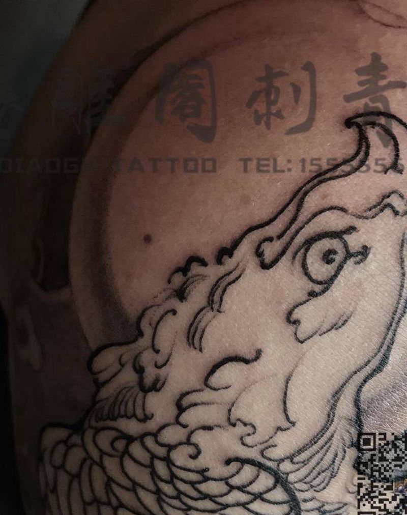 大老楞未完成!纹身图片