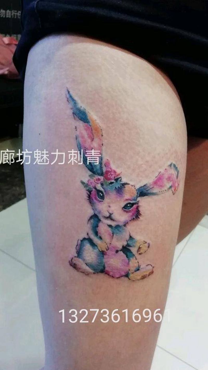 流氓兔子纹身图片