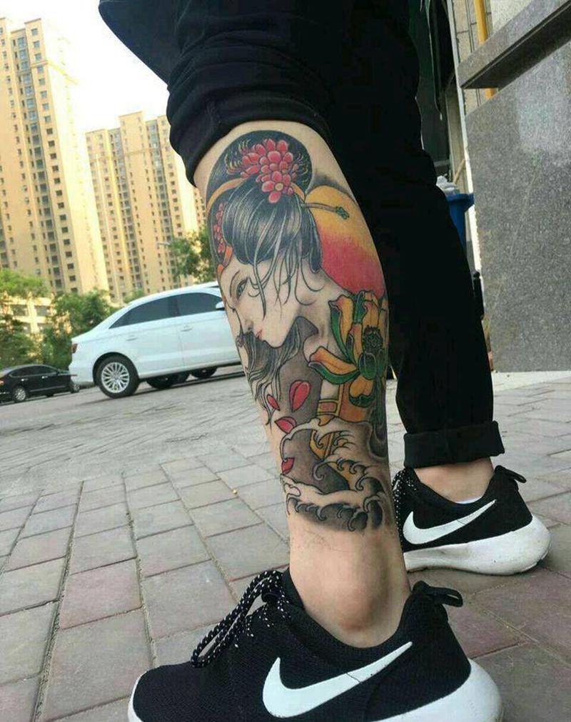 廊坊艺妓纹身纹身图片