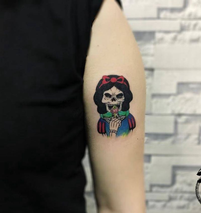 魔化白雪公主纹身图片