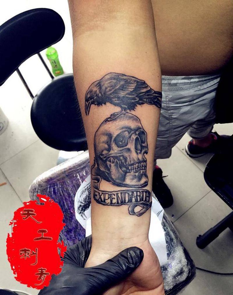 敢死队纹身图片