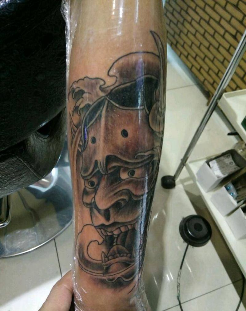 般若纹身图片_手臂传统鬼神廊坊纹身廊坊魅力廊坊万达万达纹身纹身图案