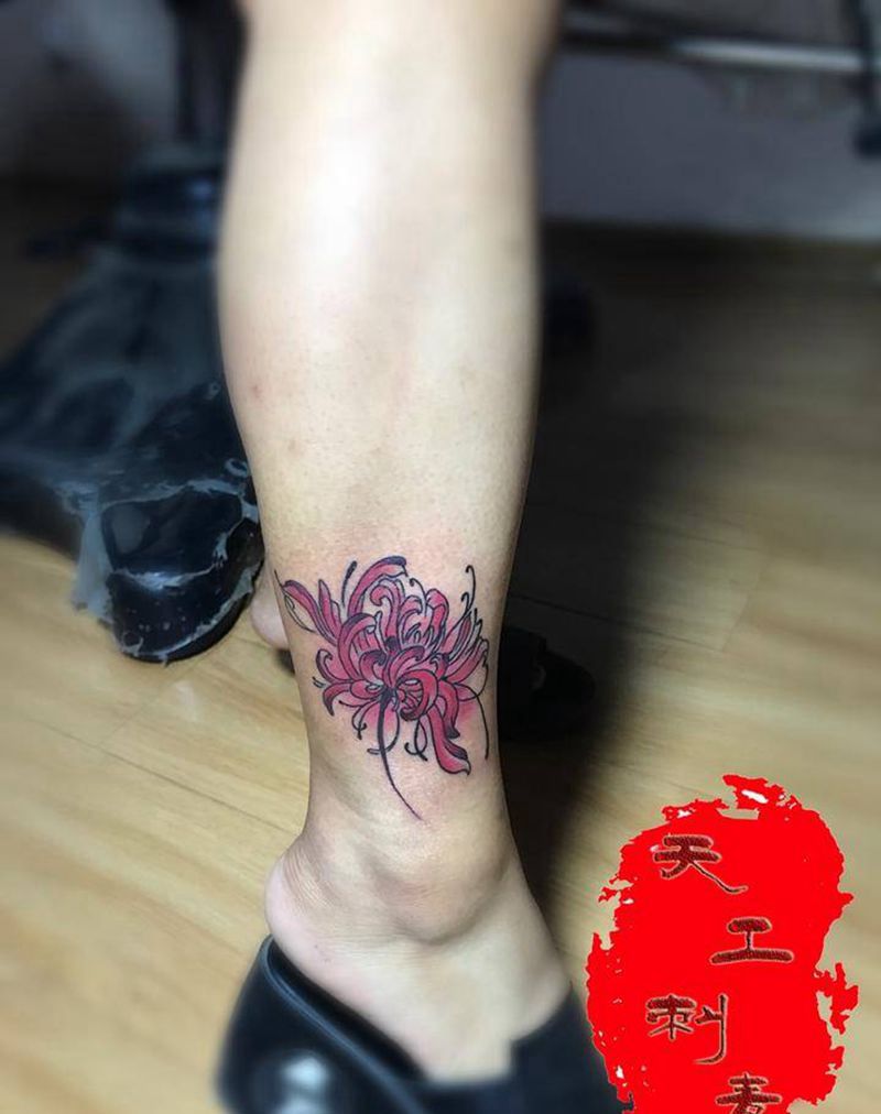 彼岸花纹身图片