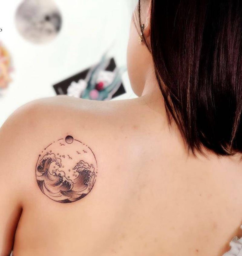 愿你如海般温柔纹身图片