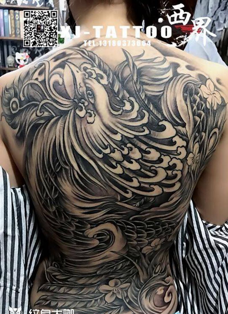 凤凰纹身图片