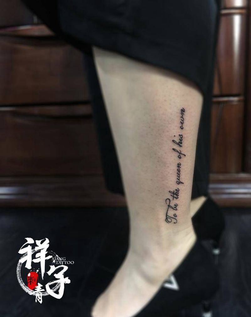 小字母纹身图片